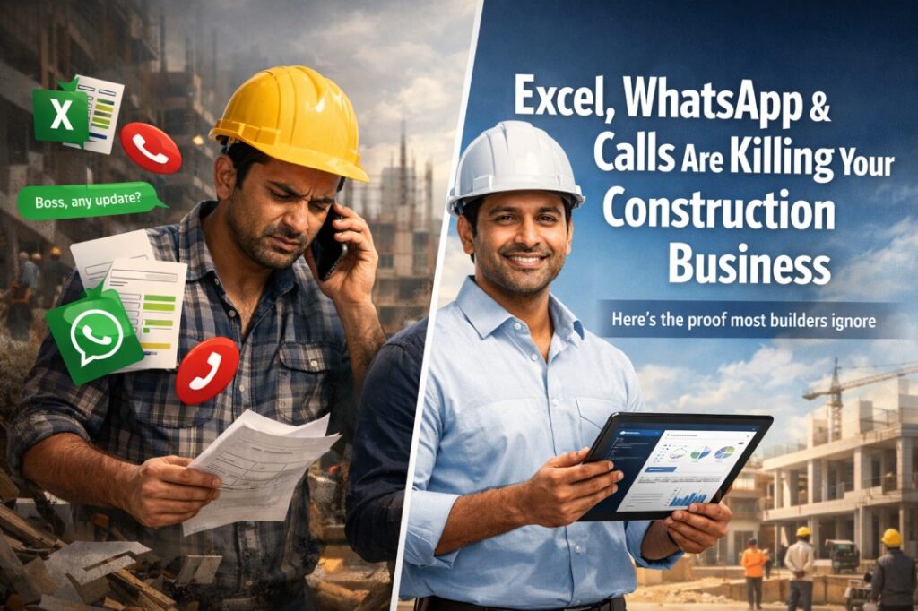 Excel, WhatsApp & Calls Are Killing Your Construction Business — Here’s the Proof