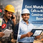 Excel, WhatsApp & Calls Are Killing Your Construction Business — Here’s the Proof