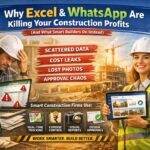 Why Excel & WhatsApp Are Killing Your Construction Profits (And What Smart Builders Do Instead)