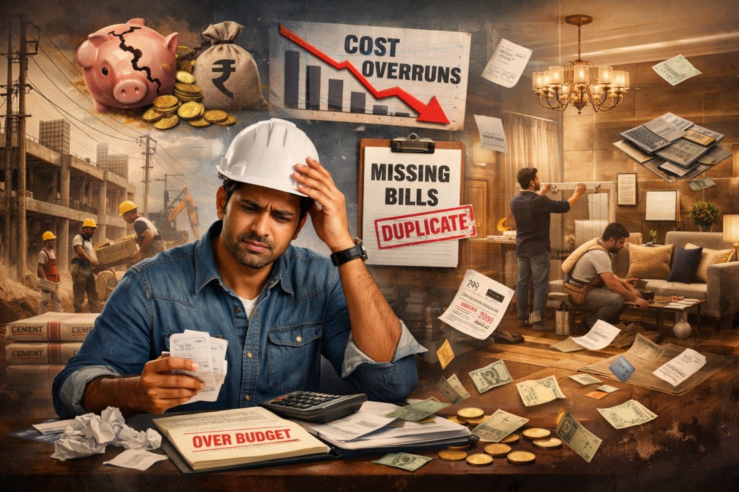 Why Builders & Interior Firms Lose Money Without Proper Expense Tracking