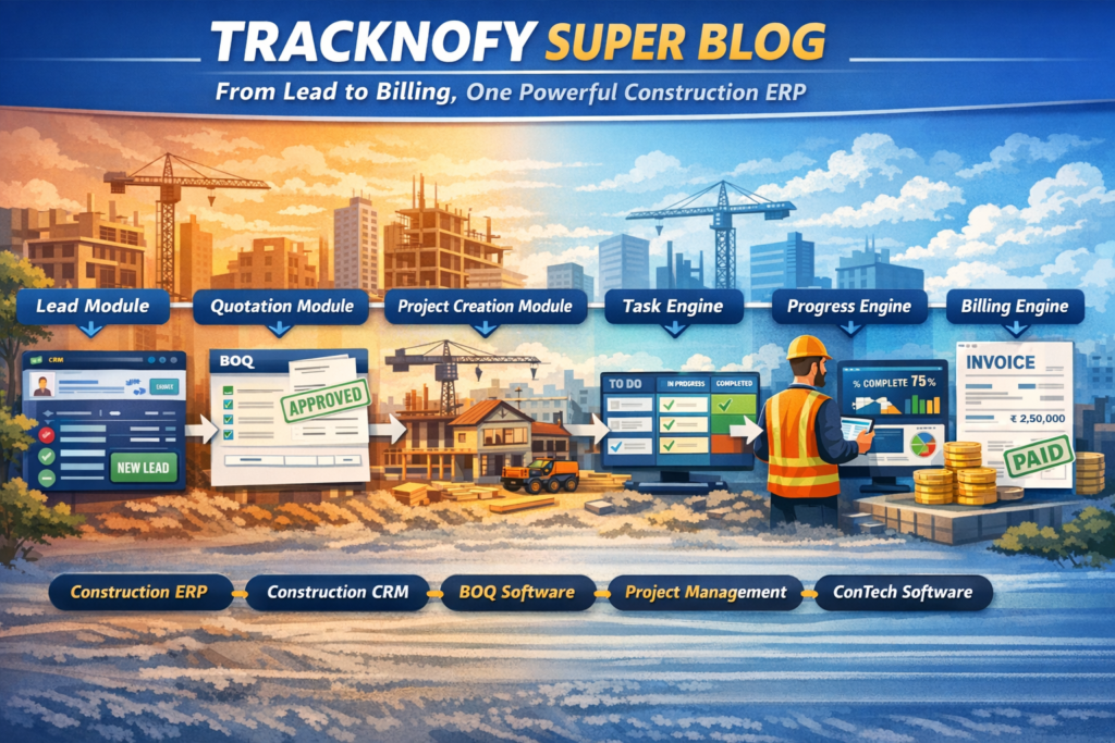 Tracknofy: The Complete Construction Tech Ecosystem
